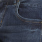 Navy Blue Washed Narrow Fit Jeans | Greenfibre