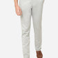 Light Grey Solid Neo Fit Casual Trouser | Greenfibre