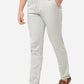 Light Grey Solid Neo Fit Casual Trouser | Greenfibre