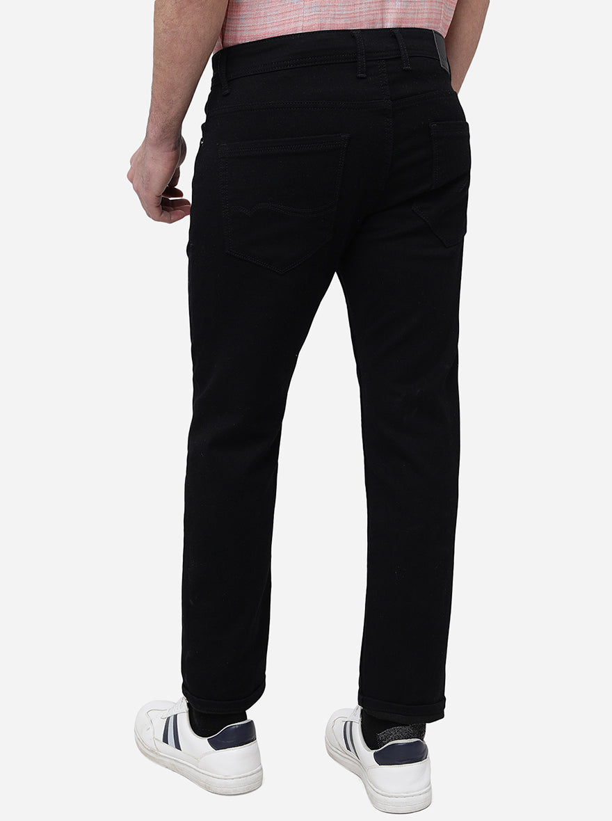 Black Washed Narrow Fit Jeans | Greenfibre