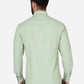 Tea Green Solid Slim Fit Casual Shirt | Greenfibre