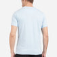 Dream Blue Printed Slim Fit T-Shirt | Greenfibre