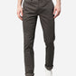 Olive Printed Super Slim Fit Casual Trouser | Greenfibre