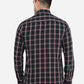 Dark Blue Checked Smart Fit Casual Shirt | Greenfibre