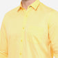 Yellow Solid Smart Fit Casual Shirt | Greenfibre