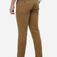 Khaki Solid Neo Fit Casual Trouser | Greenfibre