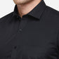 Black Solid Regular Fit Formal Shirt | Greenfibre