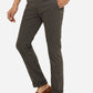 Olive Green Solid Super Slim Fit Casual Trouser | Greenfibre