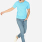 Light Blue Washed Straight Fit Jeans | Greenfibre